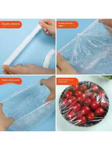 超长加厚食品保鲜膜，防尘防油，经久耐用，食品保鲜罩 - 白色 - 查看 8