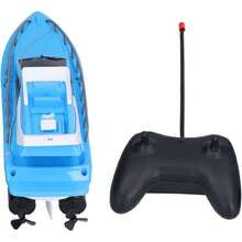 Cryfokt Barco RC, Barco de Carreras de Velocidad de Alta Velocidad para Niños para Lago para Piscina (Azul),37266891 - Multicolor - Ver 2