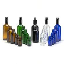 Yizhao Ambar Pulverizador Cristal 30ml Glass Spray Bottles con [Atomizador] para Aceites Esenciales Mezclas de Aromaterapia Perfumes Masajes Líquidos Químicos Farmacéutico 6Pcs - mbar - Ver 8