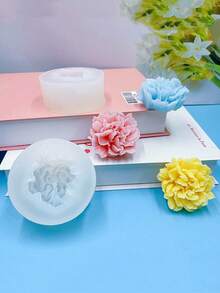 Carnation Scented Candle Silicone Mold DIY Floral Carnation Fragrance Plaster Diffuser Stone Home Decor Silicone Mold