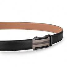 Men's Belt, Ratchet Dress Casual Belt With Adjustable Automatic Buckle Trim To Fit,36inch-40inchWaistAdjustable,A-Black-09 - A-black-09 - 查看 3