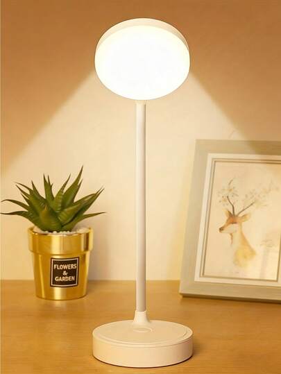 1 قطعة مصباح دائري بقاعدة LED مضاءة بالطاقة عبر USB، ضوء قراءة لطيف للعين، مصباح مكتب LED، قابل للشحن/التوصيل، 3 درجات حرارة لون، مناسب للسكن الجامعي والغرفة والمنزل والأعياد كالميلاد والفصح، ضوء ليلي، غطاء مصباح، مصباح قراءة، إضاءة غرفة النوم، مصباح مكتب، ضوء قراءة، قرطاسية مكتبية، غرفة النوم، إضاءة، سعة البطارية: 800 مللي أمبير