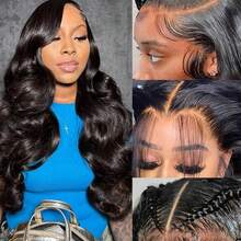 250% Density 34Inch Body Wave13x4 13x6 5*5 Glueless Wigs Human Hair Pre Plucked Pre Cut Bye Bye Knots Wig 3 Seconds To Wear For Beginners Glueless Wigs Human Hair Pre Plucked Pre Cut 5x5 HD Lace Closure Wigs Human Hair Body Wave Lace Front Wigs Human Hair For Women