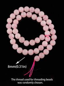 天然石珠，包括太阳石、草莓石英、南方玉、玛瑙等，圆形光滑宝石，能量疗愈水晶散珠，适用于珠宝制作、DIY手链、项链，尺寸：4毫米、6毫米、8毫米、10毫米