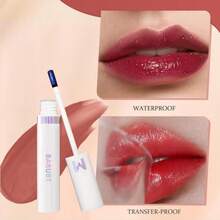 Two-Color Peel-Off Lip Color - A Long-Lasting, Waterproof, Smudge-Resistant Lip Liner And Gloss That Peels Off Effortlessly. This Gentle, Vegan Formula Comes In A Nude-Pink Dark Brown For All-Day Wear. Available In 05# Lovely (Chestnut Brown). - 05#chestnutbrowr - 查看 5