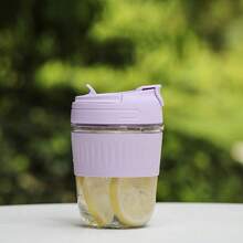TendenciaTaza Café Portátil Térmica Con Tapa Y Pajilla Pop-up 350mlCalidad premium - Violeta - Ver 7