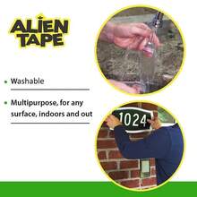 Cinta ALIEN TAPE resistente de doble cara cinta nano cinta adhesiva transparente de 3 metros para decoración de pósteres y fotos en la pared como se ve en la TV 1 rollo - 3 metros - Transparente - Ver 2