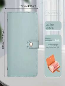 1 Cash Deposit Book, Wallet, Savings Book, Banknote Book, Cash Storage Book, Accounting Book For Home Office And Travel, Compact Multi-Function Ledger For Personal Finance, Daily Budgeting Tracker, Giftable Stationery For Students And Professionals, Durable Cover, Flexible Interior, Clear Pages For Easy Recording, Discreet Money Organizer For Pocket Or Bag, Ideal For Savings Goals, Expense Reconciliation, And Petty Cash Management, Minimalist Design With Practical Layout And Long-Lasting Paper - Multicolor - View 6