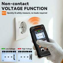 POROMETISTO MT01S Professional Digital Multimeter, Mini Auto-Range Smart Multimeter 4000 Counts 600V Voltage Meter Resistance Tester - Black - View 3