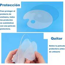 Paleta de Pintura, Paletas Pintura de Pintura Acrilica para Artistas de al óleo Bandeja de Mezcla 30 X 40CM, Transparente Ovalada Antiadherente Pintura óleo Transparente (1PCS),37268003 - Multicolor - Ver 6