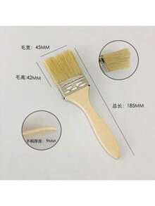 1/15/40pcs,Wooden Paintbrush Set - Featuring An Ergonomic Gourd-Shaped Handle And Natural Hog Bristles For Smooth, Even Application. Its Sturdy Construction Makes It Suitable For Both Domestic And Industrial Use On Interior And Exterior Walls, Murals, And Artistic Wall Paintings. Ceiling, Door Frames, Cupboards And Window Frames - Multicolor - View 13