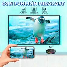 Caja TV Android 13 T95Z Plus |   4GB RAM + 64GB ROM, Android TV Box con Soporte 6K/4K, WiFi 6, Bluetooth 5.2 |   Transmisión Ultra HD, juegos y aplicaciones - Negro - Ver 6
