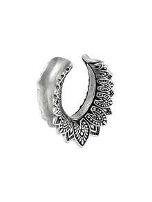 1个U型莲花耳扩，开放式纹理，肉色耳洞，耳扩，不锈钢材质，8mm-25mm - 如圖 - 查看 13