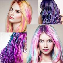 Reusable Silicone Hair Dye Cap, Multi-Color Hair Dye Cap With Metal Hook, Home Salon Hair Coloring Tool Silicone Dye Cap (Blue, White, Pink) - Multicolor - View 8