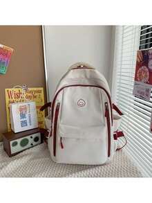 Women's Fashion Waterproof Backpack With Large Capacity - Đỏ - Xem 2