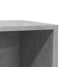 vidaXL Meuble de bac à litière pour chat cinza beton bois d'ingénierie - Cinza - Ver 9