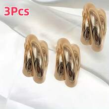 可调节弧形金属连接扣，适用于围巾、泳衣肩带，独特装饰配件 - 彩色 - 查看 14