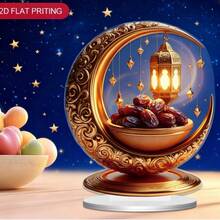 Placa Decorativa de Acrílico Estilo Boêmio - Tema Religioso, Multiuso, Adequada para Casa, Escritório e Celebrações ao Ar Livre, Presente Perfeito para - Multicolorido - Visão 2