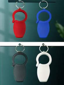 三合一多功能开瓶器钥匙扣 - 便携式ABS塑料瓶盖开启器+拉环起子+钥匙圈 - 口袋大小的多功能钥匙扣/钥匙圈，完美的婚礼回礼和派对礼物，适用于派对、烧烤、野餐、露营、旅行、家庭酒吧、调酒师、伴娘/伴郎、情人节礼物 - 彩色 - 查看 7