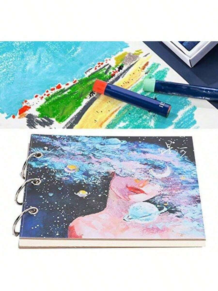 EstiloTendenciaCuaderno De Bocetos Con EncuadernacióN En Espiral De Primera Calidad, Cuaderno De Bocetos De Artista, Cuaderno De AcríLico Para Colorear, Para Dibujar, Dibujar, PinturaCalidad PremiumVersióN Mejorada - 1 - Ver 1