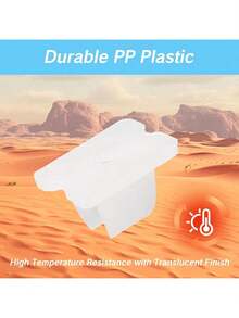 EstiloTendencia30 Clips De Cuerda Para Tiras De Luces LED, Soporte De NeóN Con Clip De Montaje, Clips De Montaje Impermeables TranslúCidos Para Tiras De Luces LED De 5 Mm A 6 Mm, Abrazaderas De FijacióN DeCalidad PremiumVersióN Mejorada - Blanco 2 - Ver 6