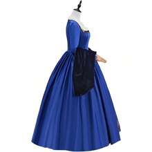 Anne Boleyn Dress  Queen Cosplay Costume Renaissance Dress Elizabethan Ball Gown For Women - Màu xanh lam - Xem 3