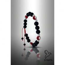 Pulsera de Protección Hilo Rojo Ojo Turco Envidias Mal de Ojo Malas Vibras Piedras 8mm,37293136 - Multicolor - Ver 5