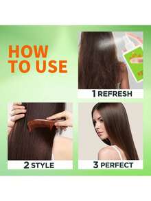 SUMIFANG 72-Hour Moisturizing Anti-Frizz Styling Spray: Effectively Prevents Frizz And Maintains Smooth, Glossy Hair Even In High Humidity Environments. Suitable For Various Hairstyles, Such As Curly Or Straight Hair. Also Provides Heat Protection. - Full Size - View 9