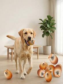 PETSIN Shiba Inu Egg Cartoon Dog Doll - Plastic Animal Toy, Various Breed Sizes, No Battery Required - Collectible Novelty Shiba Inu Egg Mini Doll, Perfect For Play And Decoration