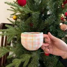 手工不对称陶瓷抹茶杯，情侣杯，适用于浓缩咖啡、拿铁、摩卡或茶，是生日、周年纪念日和情人节的完美礼物 - 彩色 - 查看 10