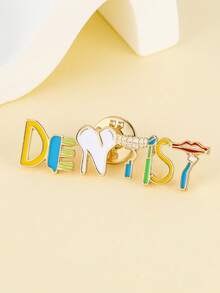 1pc Creative Biology Lab Enamel Brooch, Science Petri Dish Microscope Lanyard Lapel Pin Accessory, Suitable For Researchers, Students, Graduation Gift - A3-p334 - View 13