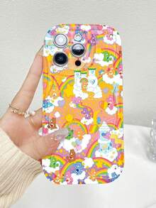 Ositos Cariñositos por todas partes: arcoíris, nubes, estrellas, pura felicidad. Esta elegante funda es compatible con iPhone 17, 16, 15, 14 Pro Max, 13, 12, 11, XR y XS Plus. Fabricada en silicona TPU, ofrece protección contra golpes y caídas, además de una sensación superior. Es el regalo ideal para familiares, amigos y seres queridos, y la opción perfecta para Año Nuevo. - transparente - Ver 5