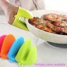 Silicone Oven Mitts With Hanging Loop, Heat Resistant Non-Slip Baking Gloves For Cooking, Microwave, Oven, Pot Holder, High Temperature Resistant