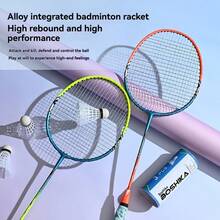 2pcs/Set Boshicard Badminton Rackets, Training Rackets For Beginners