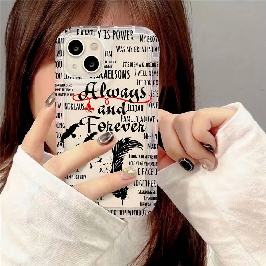 Damon Phone Case For 17 16e 16 15 14 13 12 11 Pro Max Mini Air XR XS X 7 8 Plus Shockproof Airbag Soft TPU Back Cover Pink Phone Cases 17 Gifts Decoration 17 Pro Case Stitch - 混合顏色 - 查看 1