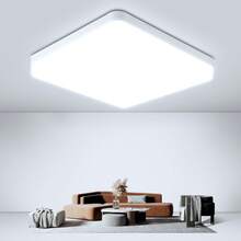 CANMEIJIA 1pc Modern LED Ceiling Light, Round/Square Recessed Ceiling Lamp, 6000K Cool White, 110V/220V, 20W/30W/40W/50W. Suitable For Bedroom, Living Room, Kitchen - LED Ceiling Light - View 11