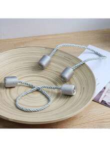 EstiloHOEXIUO AlzapañOs Para Cortinas, Sujetador De Cortinas Con CordóN Giratorio Grueso E ImáN, Adecuado Para Cortinas (Gris)VersióN Mejorada - gris - Ver 11