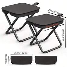 Small Camping Folding Chair, Outdoor Stool, Portable Chair, Folding Stool, Folding Chair, Outdoor Chair, Portable Seat, Fishing Chair, Fishing Stool, Equipped With Carrying Bag, Capable Of Bearing Up To 330 Pounds