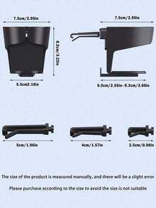 1pc Multi-Function Universal Car Air Vent Drink Holder With Cup Tray, Car Cup Holder Mounted On Air Vent, With Ashtray Holder - Cup Holder - View 9
