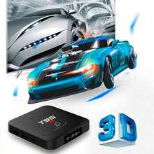 Android TV Box 4K Ultra HD WiFi Doble Banda con Android 11 2GB RAM 16GB ROM Control Remoto Inalámbrico para Televisor Inteligente Streaming - Negro - Ver 6