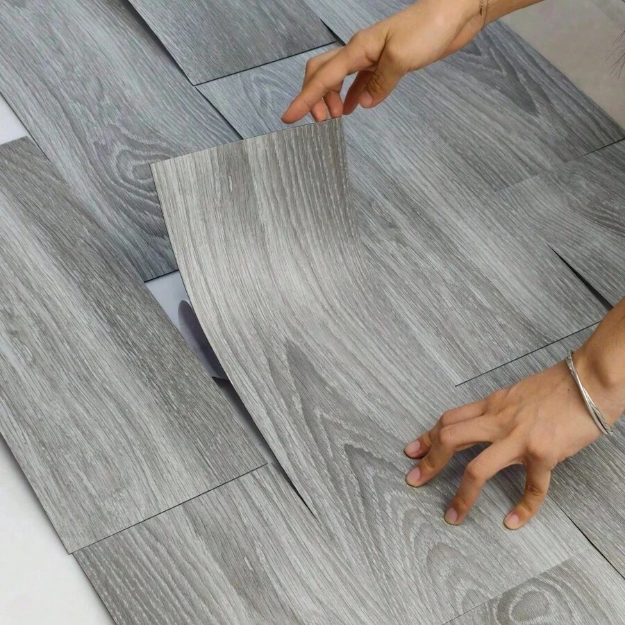 10 قطع/20 قطعة ملصقات أرضية لاصقة ذاتيًا - 40 * 15 سم (15.75 * 5.91 بوصة) 0.6 متر مربع ، نقش خشبي من البي في سي ، مناسبة لغرفة النوم والمطبخ وغرفة المعيشة وديكور أثاث الفندق والأرضية - متعدد الألوان - مشاهدة 1