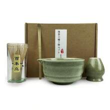 TendenciaMatcha Kit 4pc Kit De Ceremonia Japonesa Con Cerámica CuencoCalidad premium