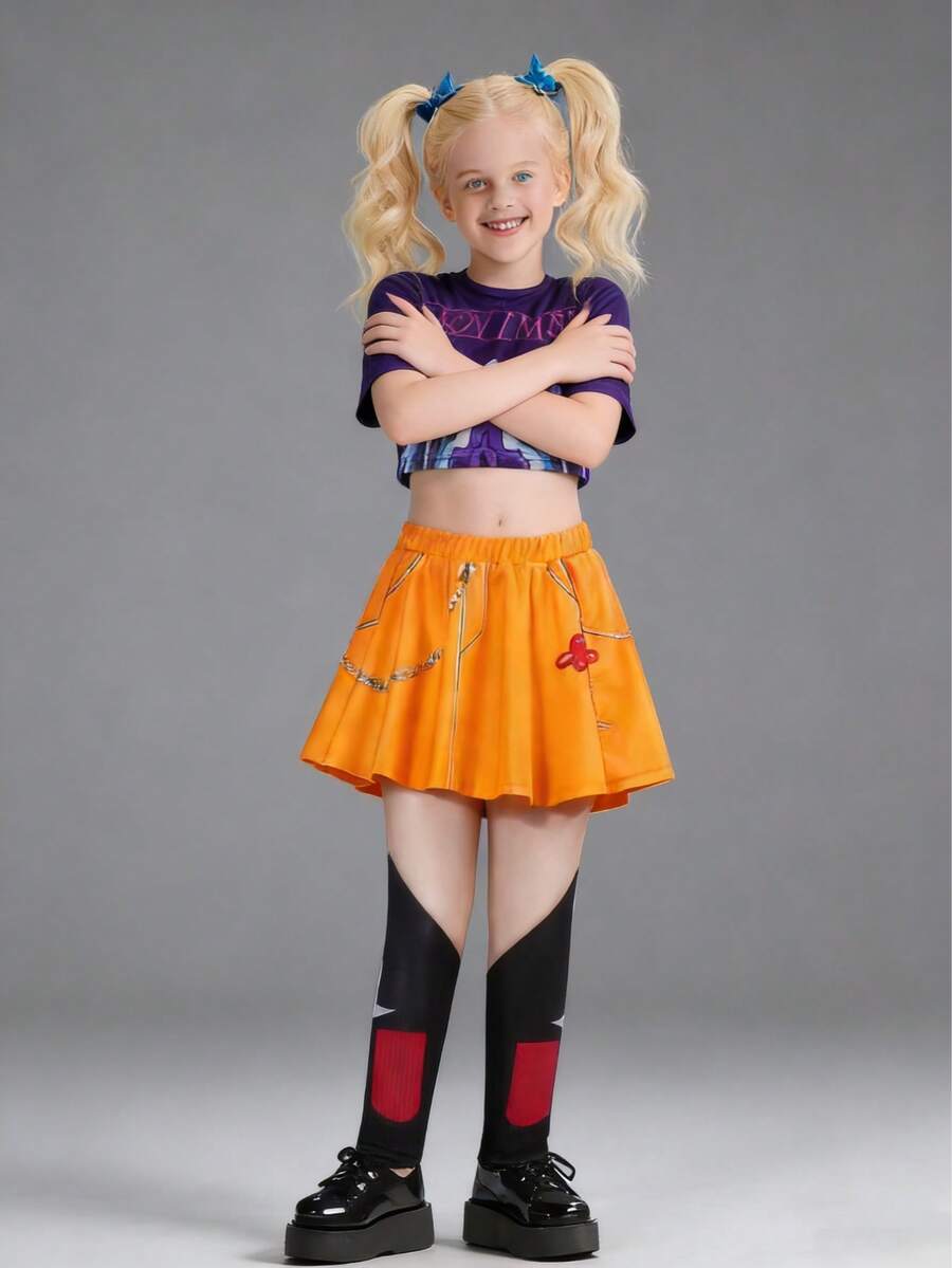Christmas Kpop Costume For Girls K Pop Stars Vocal Stage Outfits Idol Singers Three-Piece Set - 款式33 - 查看 1
