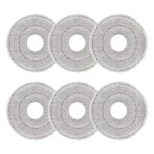 16 pièces Tampons de vadrouille en microfibre de rechange convenant aux Deebot X1 Turbo/Omni, T10 Turbo/Omni, T20, X2 Omni, Roborock Q Revo, Dreametech L10 Ultra/L10s/L20/X30 Ultra Robots Aspirateurs-Vadrouilles, Chiffons de nettoyage lavables, sans batterie ni fonction de charge - Multicolore - Voir 14