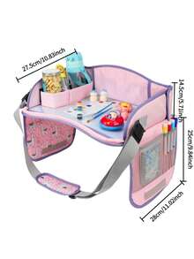 1 szt. przenośna tablica do rysowania dla dzieci, zmywalna tablica do rysowania dla dzieci, tacka do tablicy suchościeralnej montowana w samochodzie