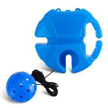 40-Hole Portable Outdoor Tennis Trainer, Single-Person Tennis Practice Net