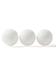 10pcs ABS Material 40+ High Elasticity Durable Table Tennis Balls, Suitable For Competition And Casual Play