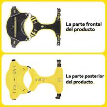 Arnés para Perros pequeños, medianos y Grandes, Chaleco Reflectante Ajustable con Correa Resistente de 1,5 m, arnés antitirones,37283181 - Celeste - Ver 5