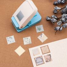 1-Inch/1.5-Inch Square Stamp Punch, Large Square Stamp Punch, Lever-Style Paper Punch, For Crafting, Stamp Punching, Square Paper Punching, Suitable For DIY Scrapbooking - Multicolor - View 7