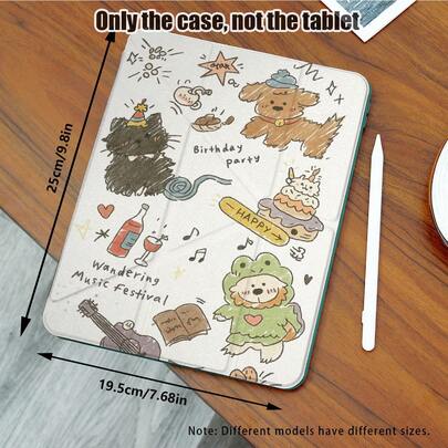 360° Rotatable IPad Case With Y-Shaped Foldable Stand, High-Definition UV Printing, Compatible With Ipad 11 2025, IPad Air 11/13 2025 M3, IPad Air (M2) 11/13 Inch, IPad Air 4/5/6 10.9inch, IPad Pro 11 Inch, IPad Pro 12.9 Inch, IPad 10.2 Inch, IPad 9th/10th Generation And Various Models, Elegant Design, Great For Office, Home, And Travel, Ideal Birthday Or Christmas Gift For Kids (Pen Is For Display Only, Not Included)